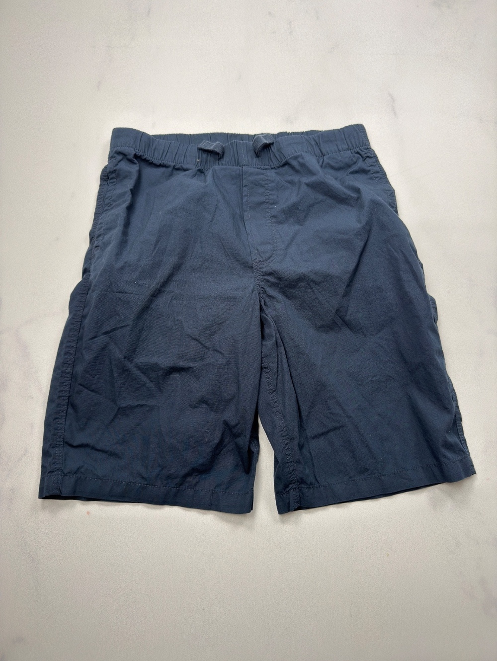 H&M Shorts Elastic Waist Navy Casual - Boys 14Y